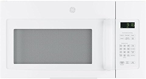GE JNM3163DJWW 1.6 Cu. Ft. White Over-the-Range Microwave
