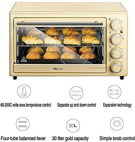 oven mini oven air fryer oven Home Baking Fully Automatic Multifunction High Capacity Cake Bread Mini Small Electric Oven 30 liters Mini Ovens Toaster Oven Air Fryer,, Onesize