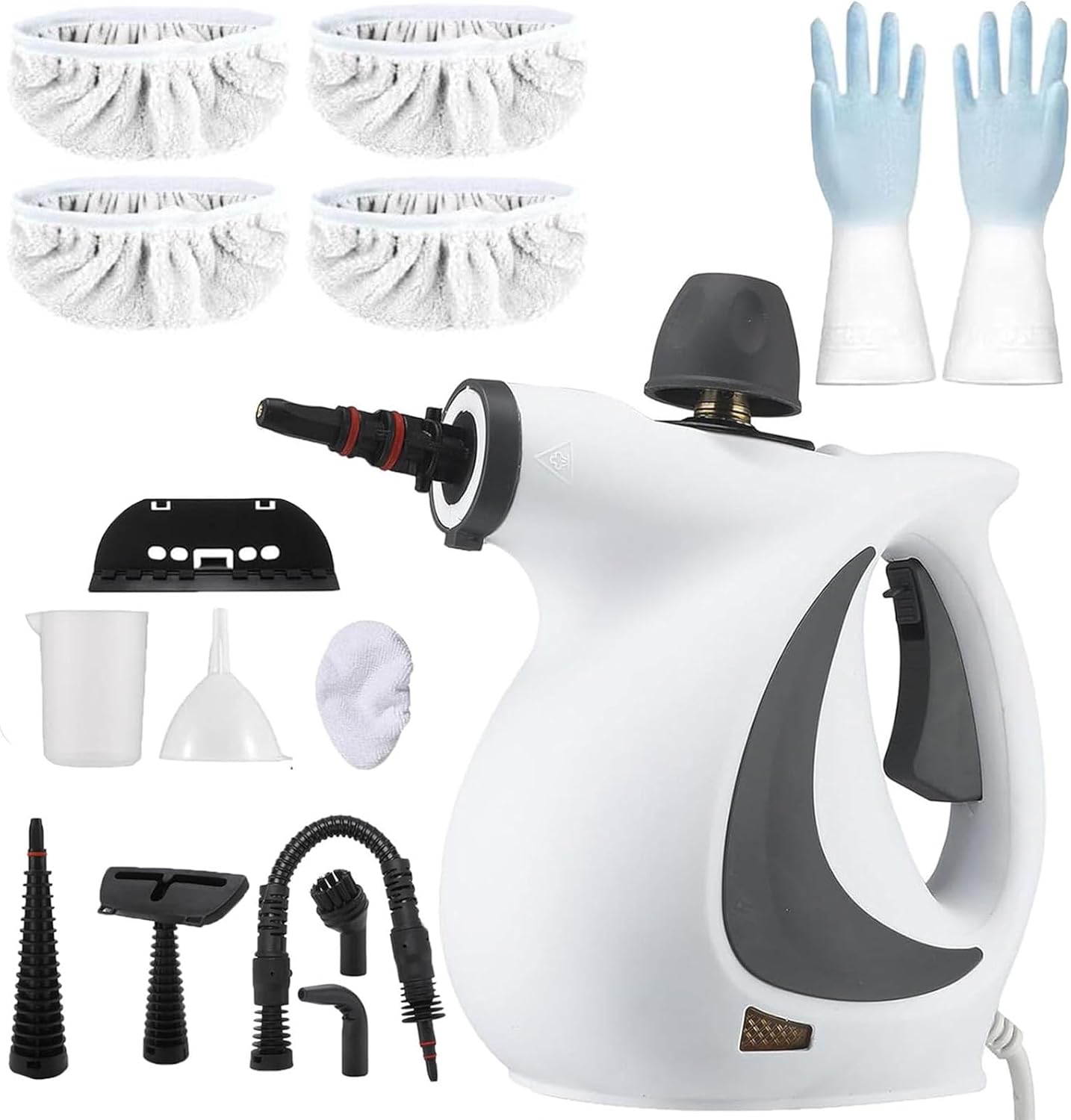 Handheld Steam Cleaner, Portable Cordless Pressure Washer, Pressurized Handheld Multi-Surface Natural Lightweight for Tile, Sink, Stove, Windows, Upholstery, Car Home