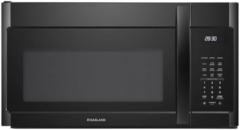 GASLAND Over the Stove Microwave 30 Inch, 1.9 Cu.ft. Over the Range Microwave with 11 Power Levels, One Touch Cooking, 400 CFM,1000W, LED, Turntable, Sensor Cook, Over Stove Microwave Oven, Black