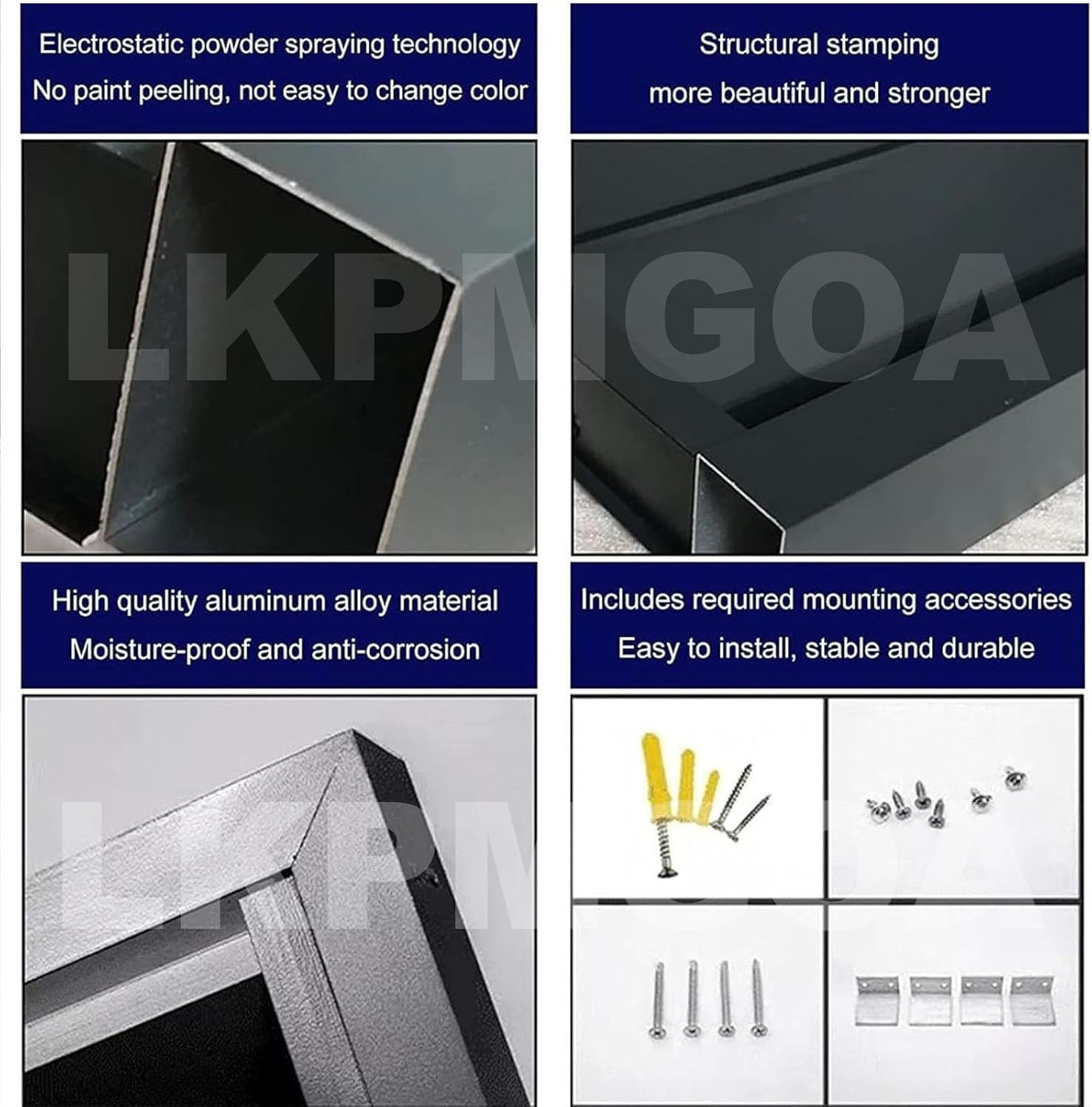 Air Conditioner Cover for Outside Unit, Aluminum Air Conditioner Cover, for Outdoor Privacy, Noise Reduction, Theft Prevention(Brown,110cm)