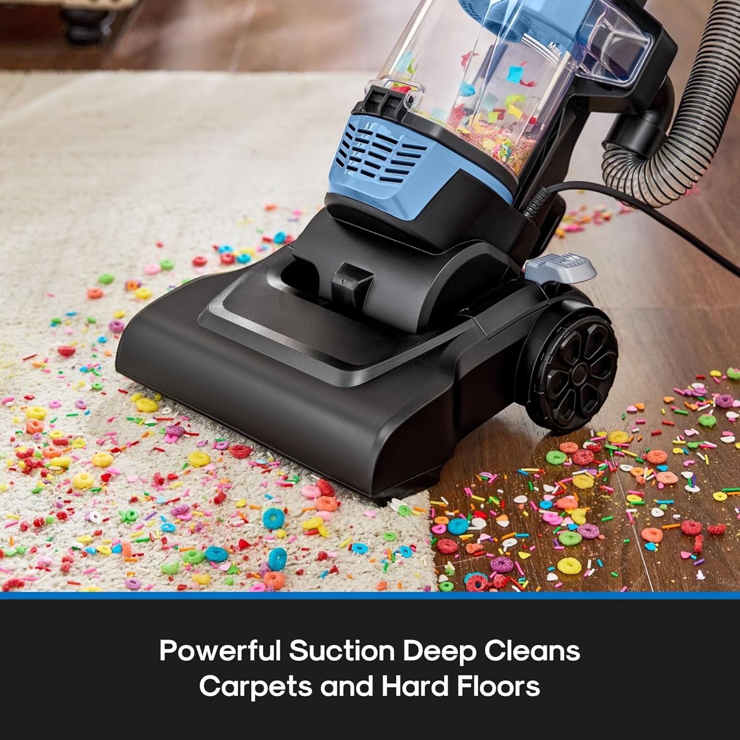 IT'S BRAZILIAN Mainstays Lightweight Bagless Upright Vacuum Cleaner with Brush and Crevice Tool