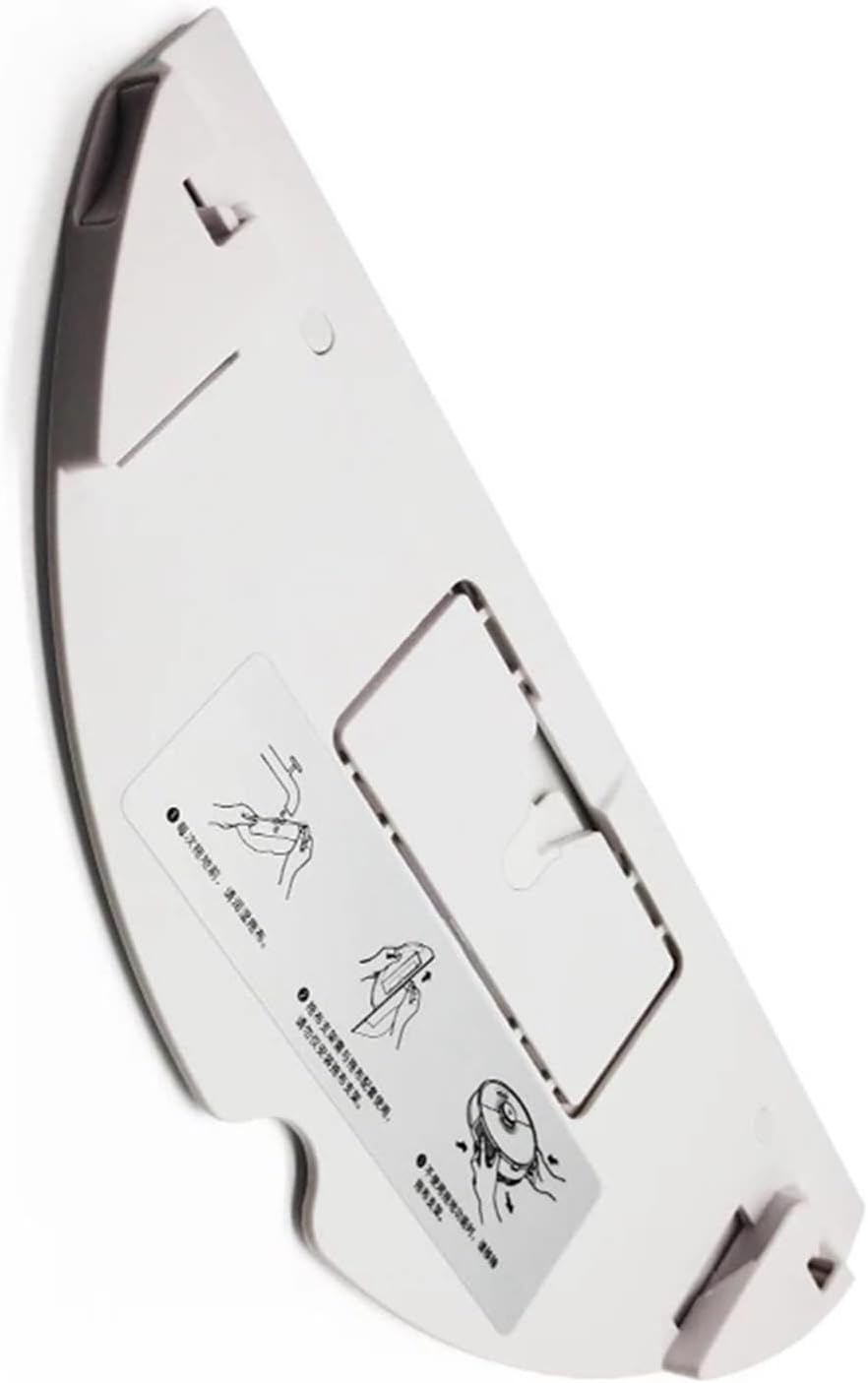 Mop Bracket Replacement Accessories, Compatible for Roborock S7 T7S Plus, Robot Vacuum Cleaner Water Tank Tray Support Plate, 1Black and 1White