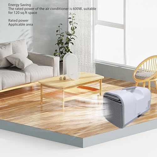 Portable Air Conditioner, 5200BTU Compact Cooling Dehumidification Small AC Unit Remote Control Work Shop Tent RV Room (US Plug 110V)