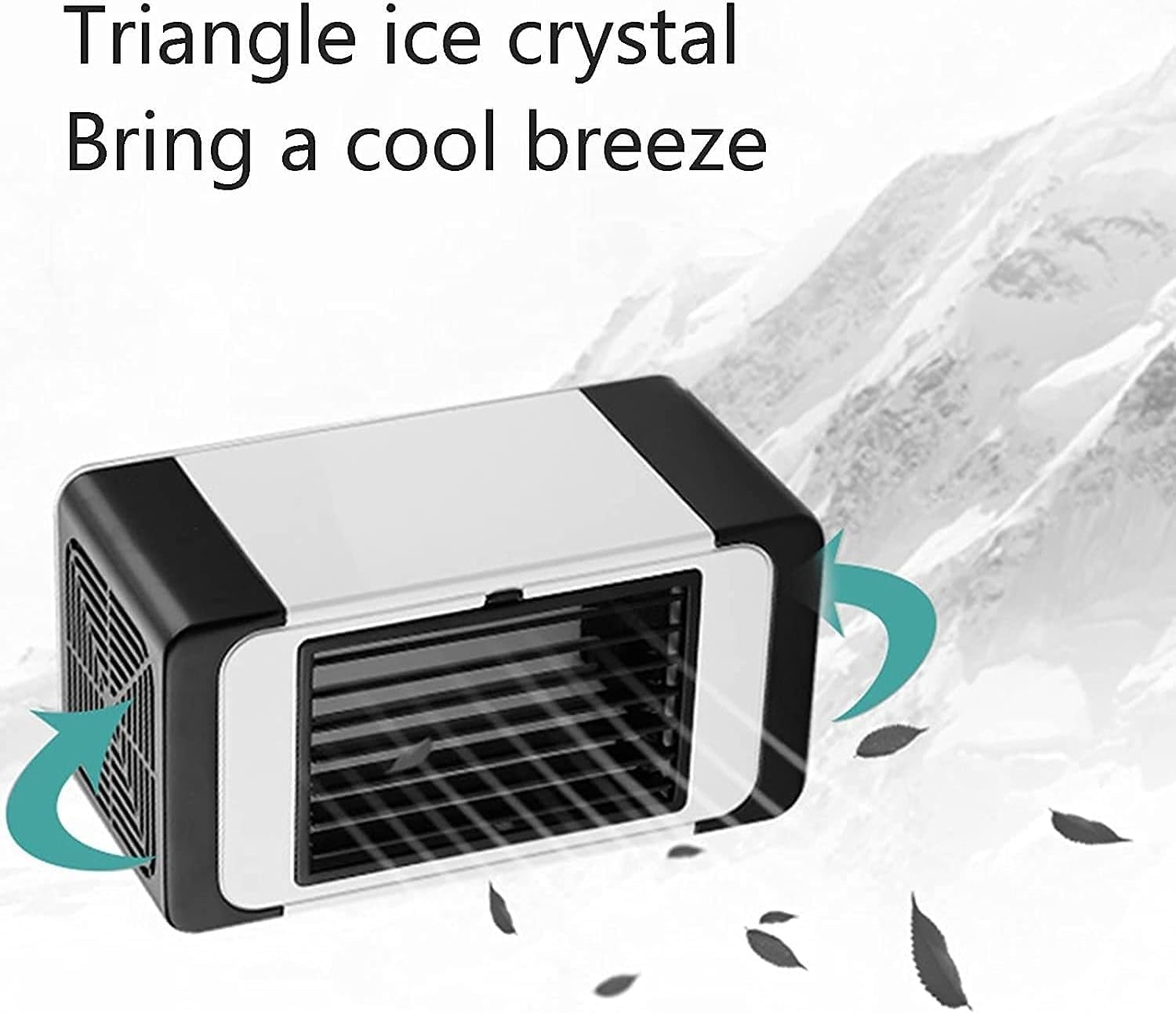 Portable Air Conditioners Fan, USB Personal Air Conditioner Fan, Air Cooler for Bedroom Home Office