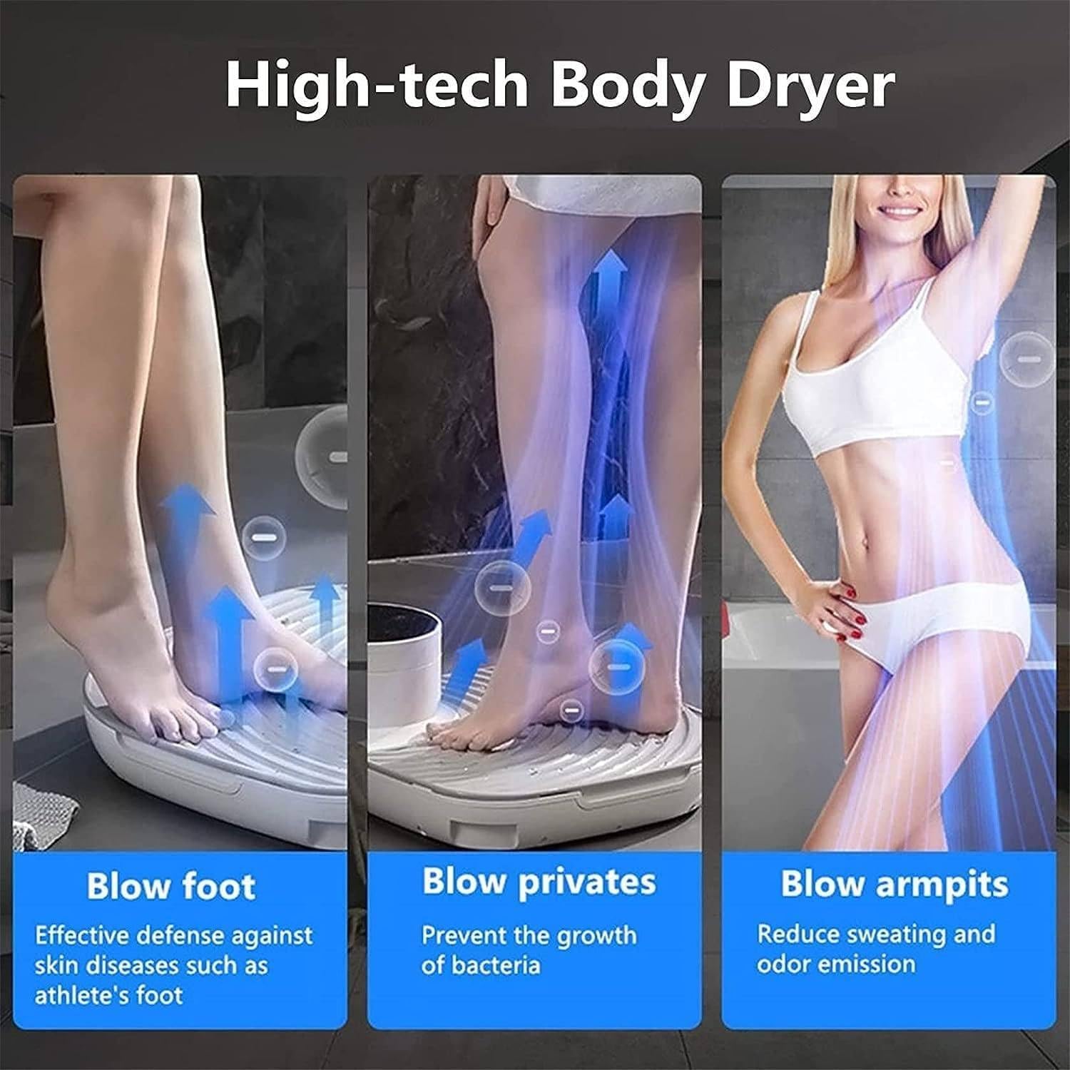 Full Body Dryer Machine,Negative Ions Body Dryer,Electric Body Dryer with weightscale，with 2 Gears Adjustmen,Heating and Cooling,Gravity Sensing