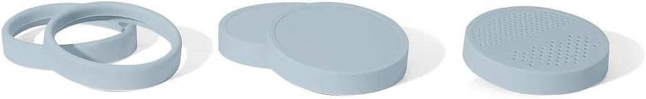 Beautiful Personal Blender Set with 12 Pieces, 240 W, Cornflower Blue by Drew Barrymore