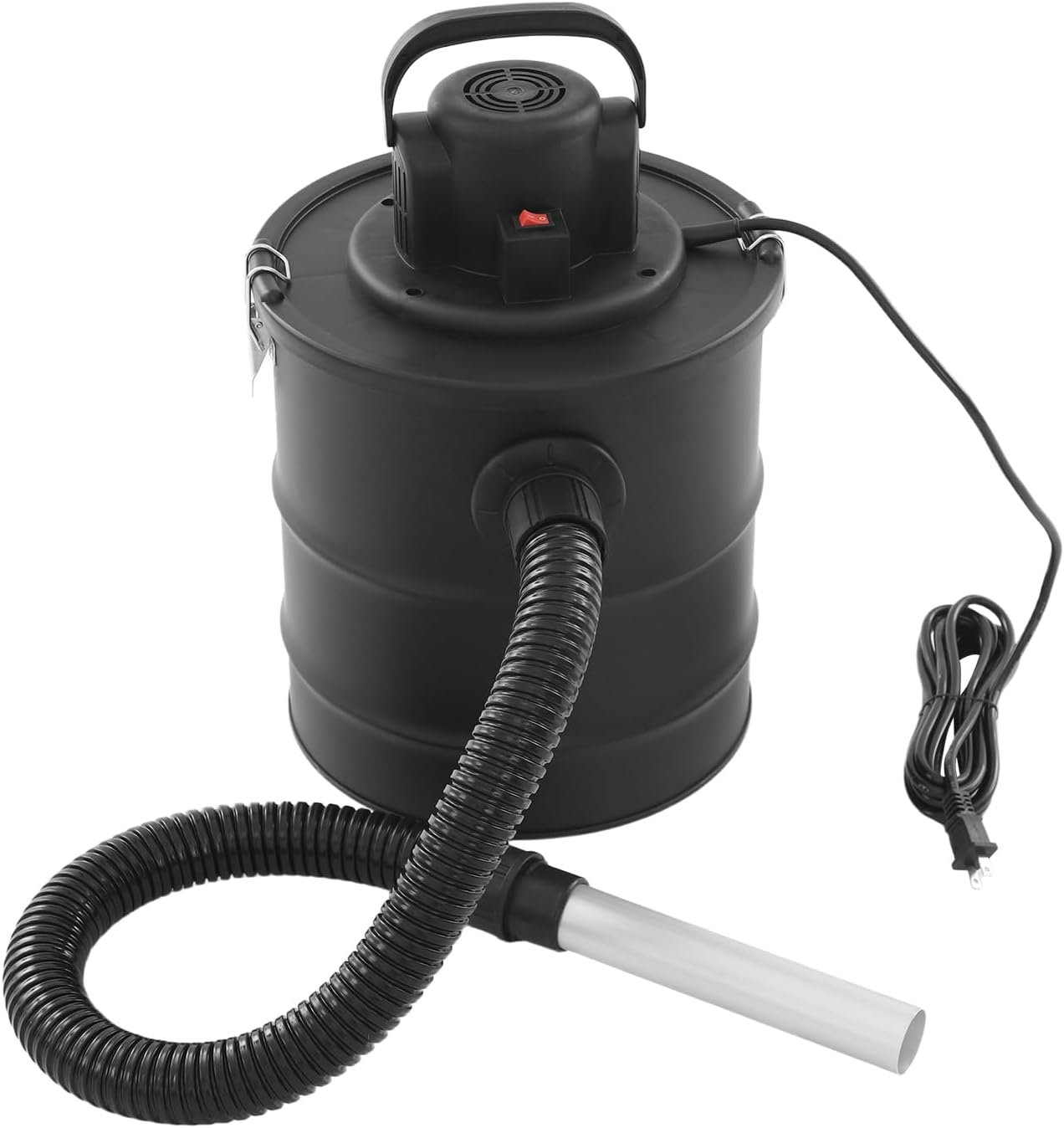 1200W Ash Vacuum Cleaner, 5.28 Gal Fireplace Ash Vacuum for Pellet Stoves, 18KPa Suction, for Fireplaces & BBQ