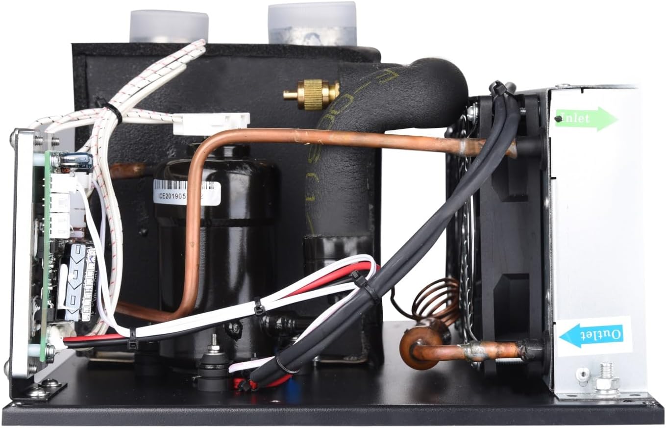 Air Conditioner, Micro DC Air Conditioner 24V, 700W Portable Cooling & Heating for Small Spaces, Electronics, Vehicles, R134A, Compact, Lightweight, High Efficiency