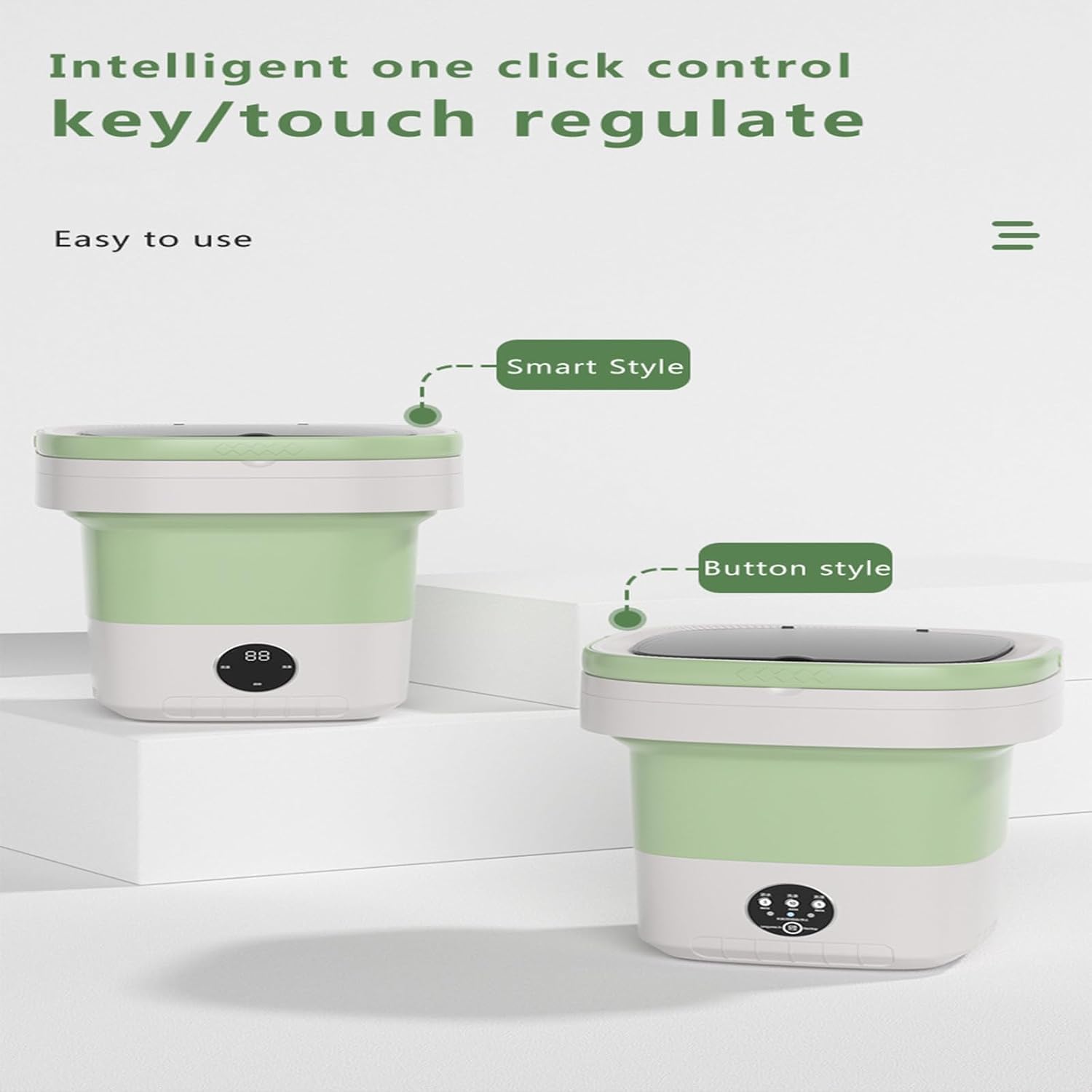 Compact 12L Portable Washing Machine & Dryer, Folding Design for Home & Dorm, Ideal Mini Washer for Underwear & Travel, Space-Saving Pink Appliance (Purples)