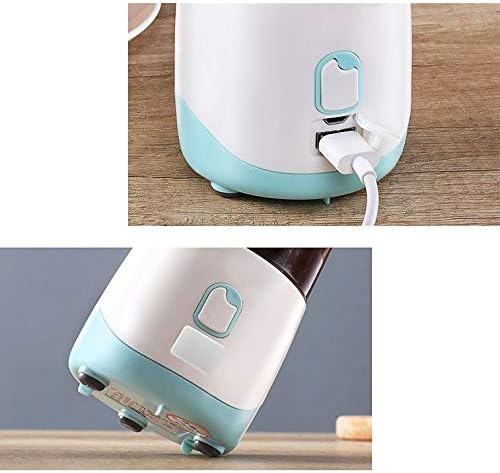 cup Portable Electric Juicer Cup,Portable Blender,Household Personal Smoothie Blender USB Rechargeable Battery with 6 Stainless Steel Blades 400ML Mini Juice Cup,4000 mAh battery. Portable, E