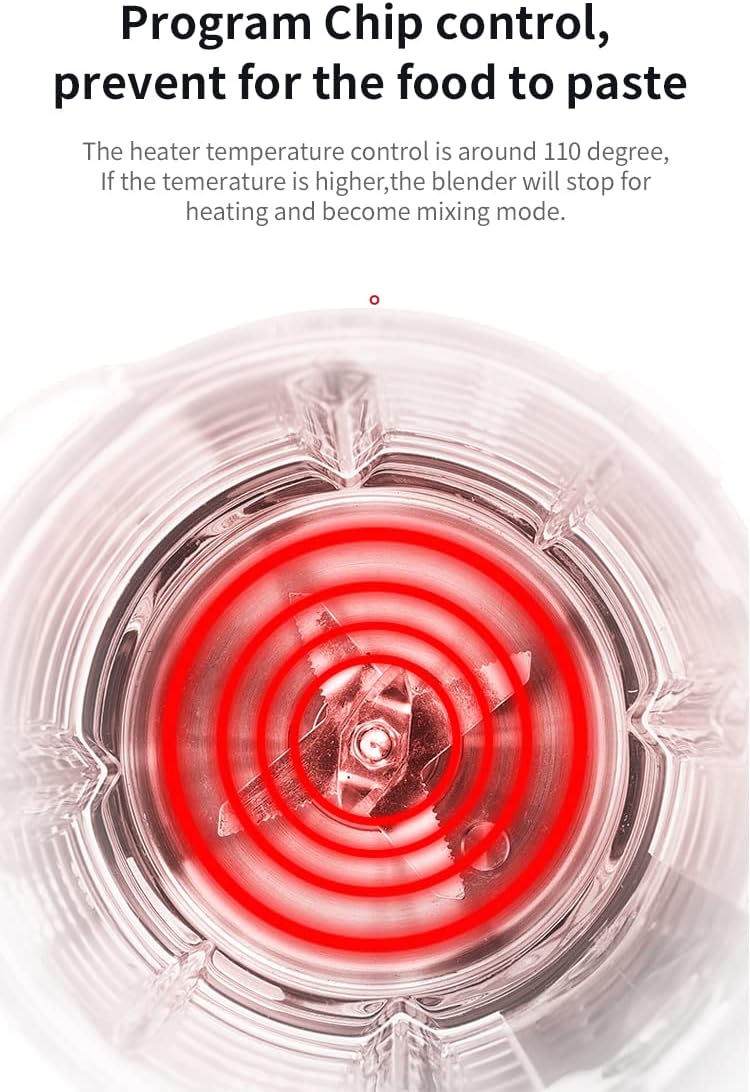 BO-HB61 Tempered Glass Heating Blender