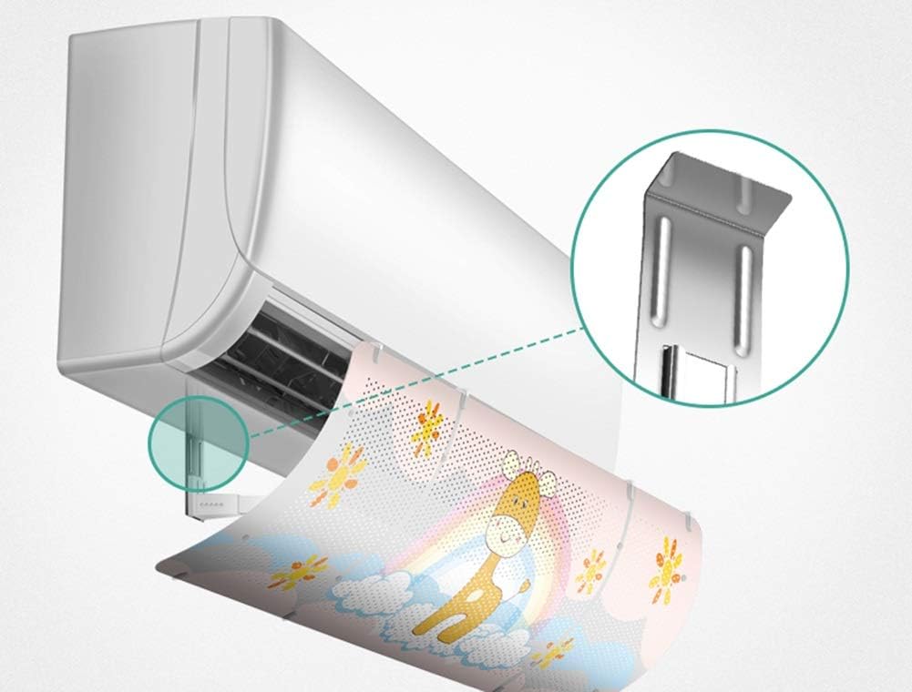 Air conditioning wind deflector Block Cold Air Universal Air Conditioner Cover for Wall-Mounted Wind Deflector