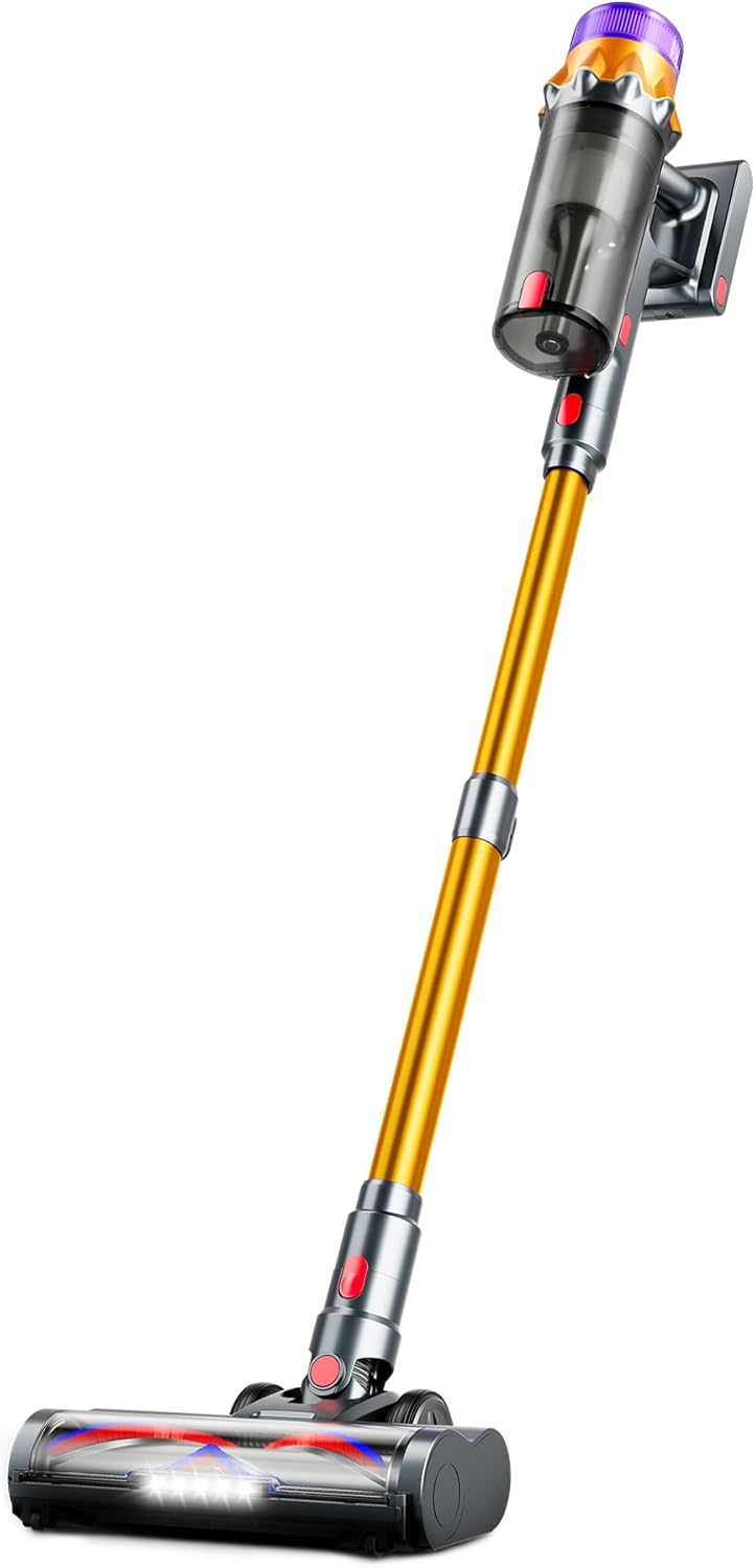 RENDOW Cordless Vacuum Cleaner, S15-Gold2