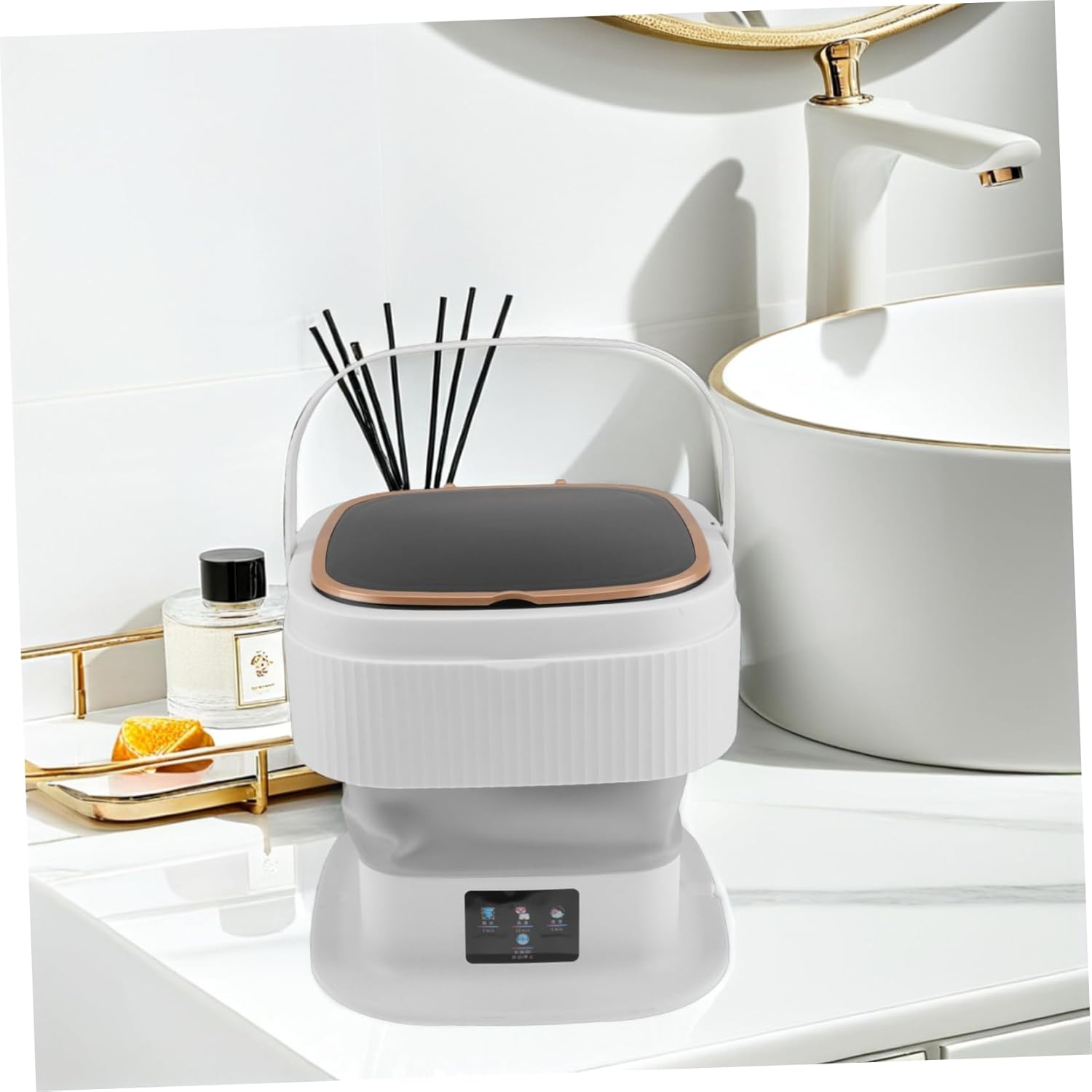 Homoyoyo Portable Mini Washing Machine Washer for Clothes Socks Underclothes Compact Laundry for Apartments Rvs and Travel