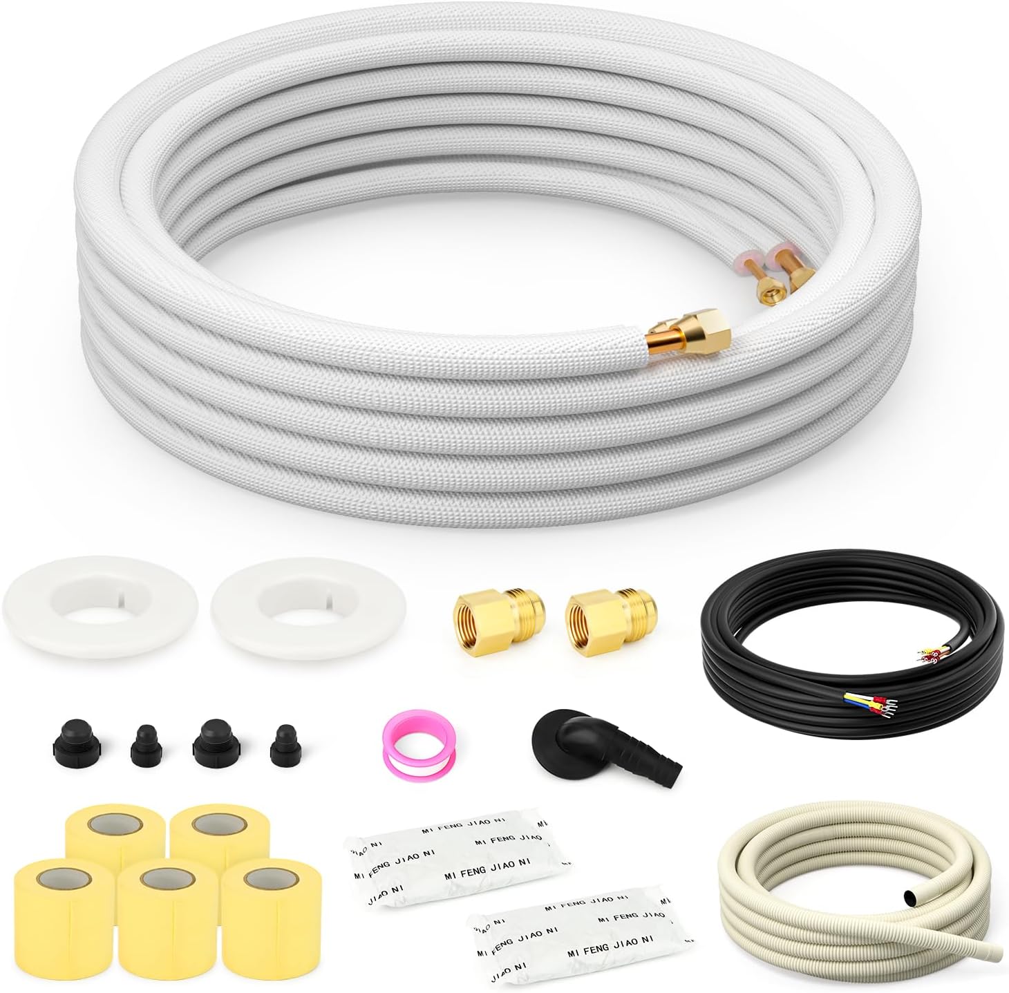 GASHER 50ft Mini Split Line Set 1/4