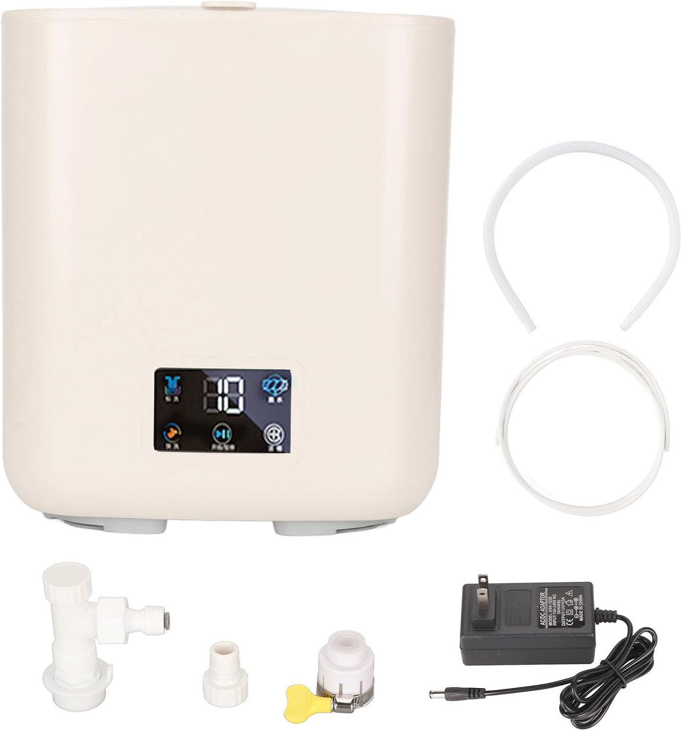 Fully Automatic Small Washing Machine 7L Large Capacity Portable Washing Machine with Spin Dryer for Dormitory Family Apartment RV 100‑240V (US Plug 100 to 240V)