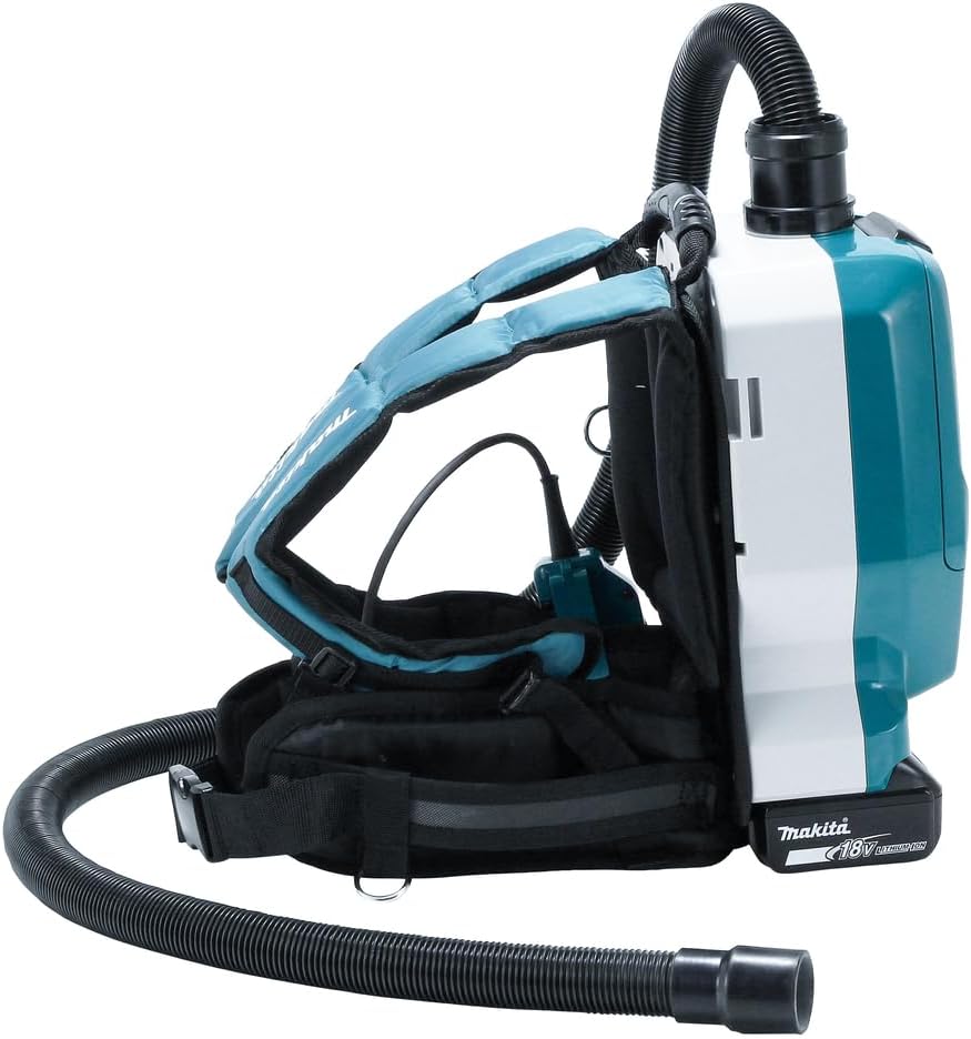 Makita DVC265ZXU Twin 18V (36V) Li-ion LXT Brushless Backpack Vacuum Cleaner - Batteries and Charger Not Included