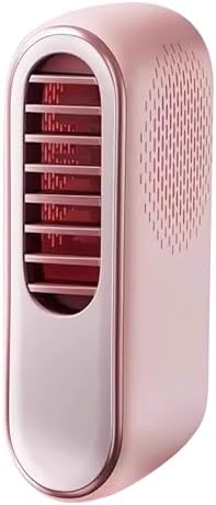 Wireless air Conditioner Air Conditioner Equipped With ICE Semiconductor Cooling Ultra Light 170g Hands Free Personal fan Suitable for Neck and Desktop use(Pinks)