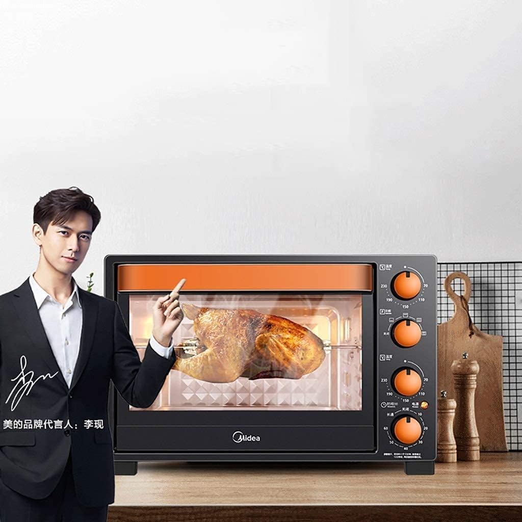 oven mini oven air fryer oven Mini Ovens 360 ° Rotating 32 Liter Large Capacity Electric Oven, Household Small 32L Large Capacity Baking Oven, Power 1500W Multifunctional Four-Layer Fully Automatic