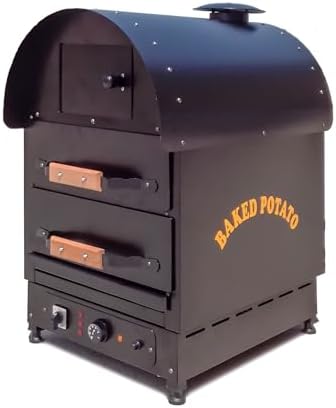 Electric Baked Potato Oven – 2 Drawer Commercial Countertop Oven | Professional Stainless Steel Kumpir Machine for Restaurants & Cafes | 220/380V Energy Efficient Potato Baking Oven