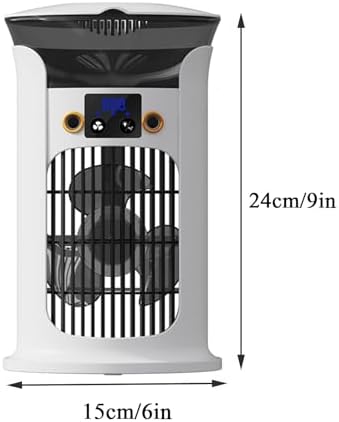 Portable Air Conditioners, Portable AC Unit With Remote Control, Powerful 3 Speeds Evaporative Air Cooler Personal Mini Air Conditioner Portable For Room Office Bedroom(B)