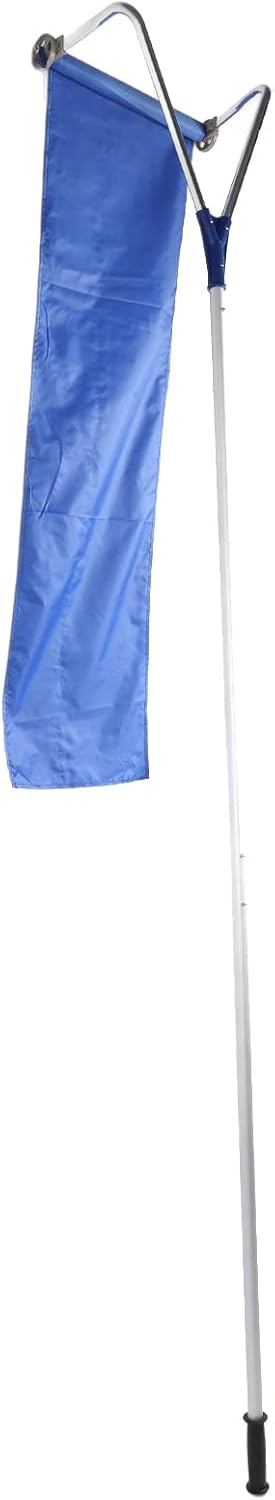 Snow Roof Rake 6.5M Adjustable Aluminum Roof Snow Removal Tool with Wheels Oxford Slide Anti Slip Handle for Wet Leaves Debris