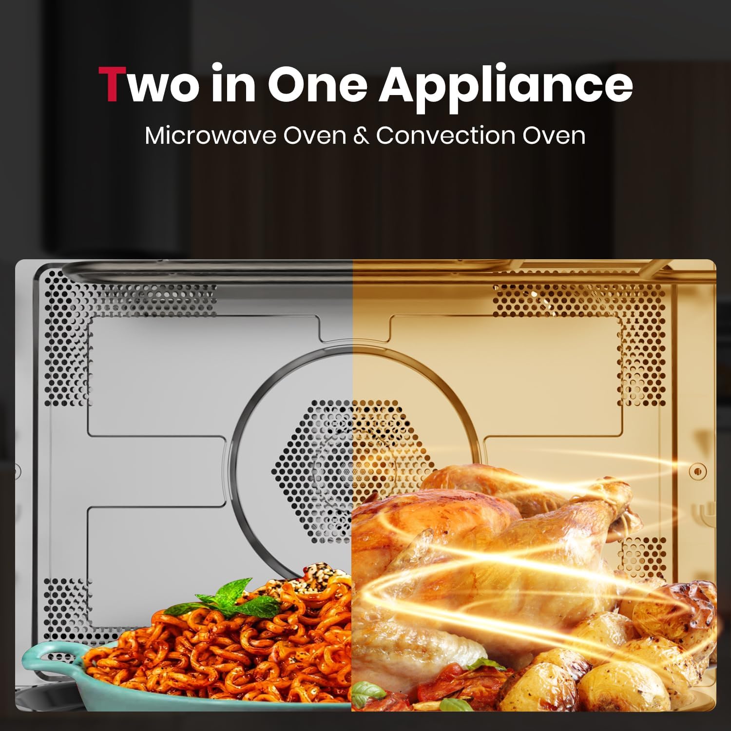 Gasland 24 Inch Built in microwave oven, Microwave and Convection Oven Combination, 1000W, 11 Levels, Sensor Cook, Touch Control, LCD Display, 1.6 Cu. Ft Wall Microwave Oven Combos, Stainless Steel