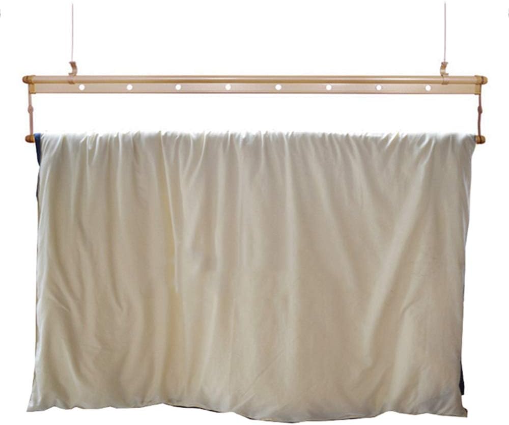 Drying Rack Clothes Airer Ceiling Pulley Maid Traditional Mounted Clothing Dryer Laundry 150cm