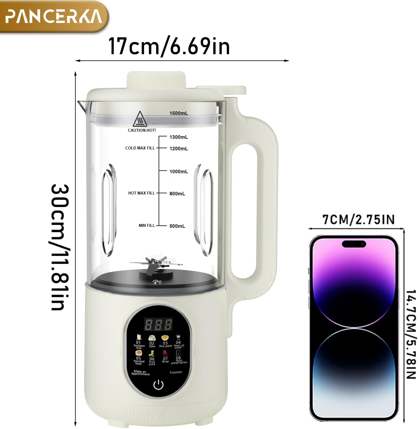 Nut Milk Maker Machine, Multi-Functional Automatic Blender, Automatic Soy Milk Maker
