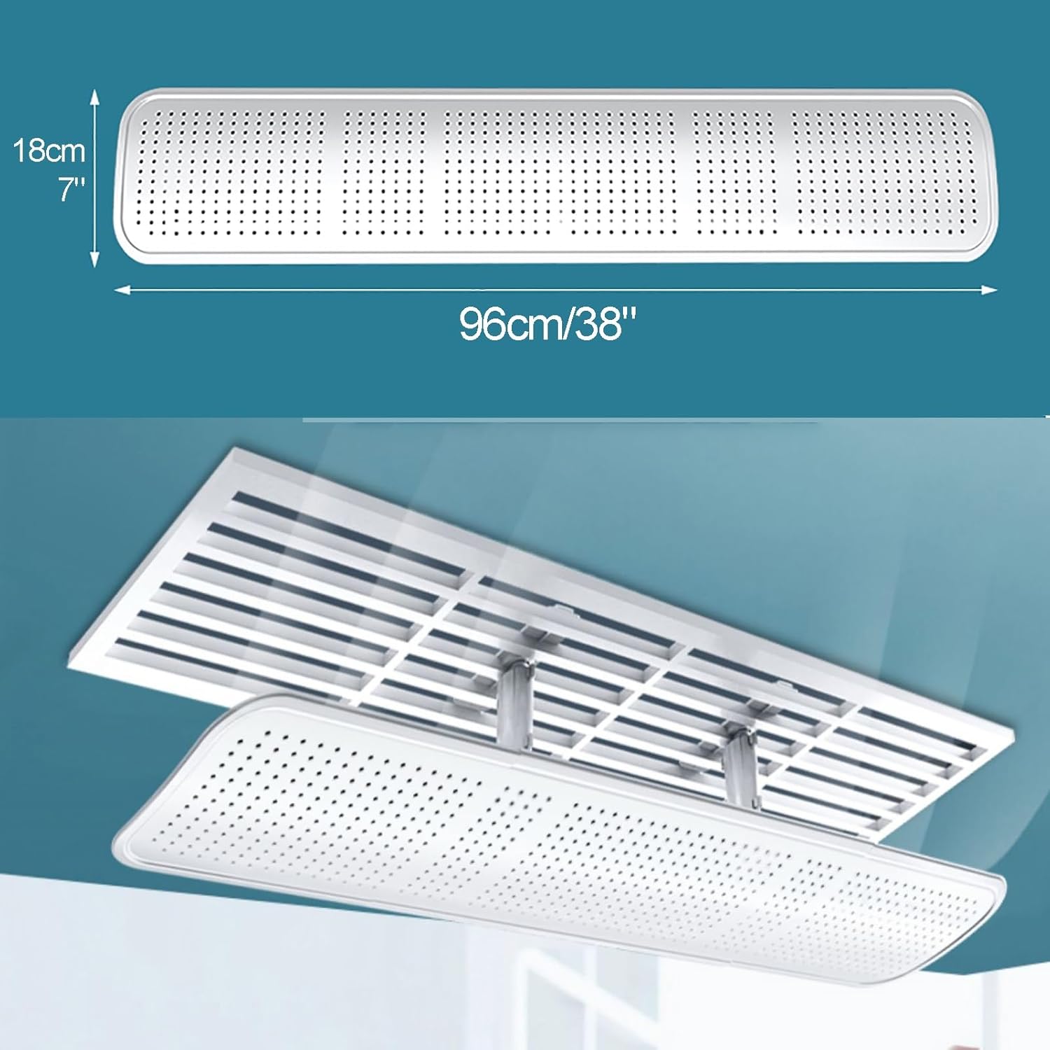 Air Conditioner Air Deflector Universal,Top air conditioning outlet Adjustable Air Conditioning Deflector for Living Room,Study Room,Bedroom