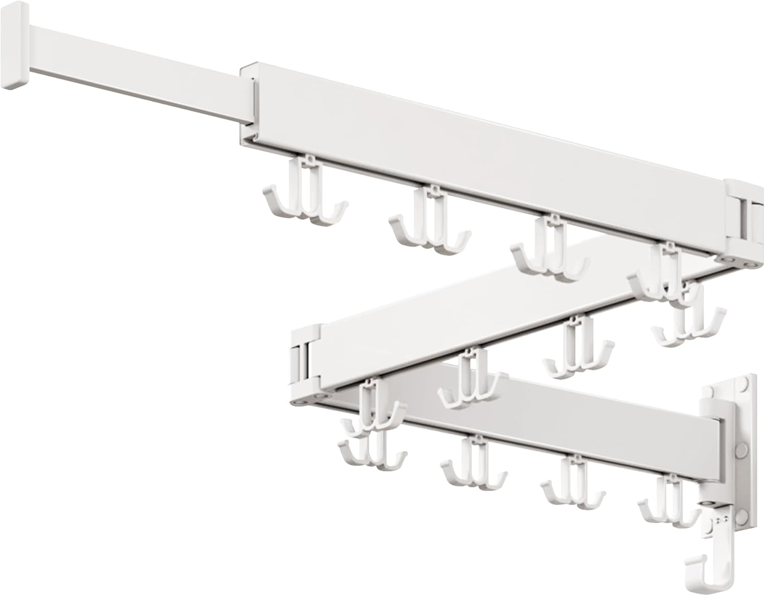 Drying Rack Clothing Wall Mounted,Clothes Drying Rack,Laundry Drying Rack,Collapsible Dying Racks for Laundry,Foldable Clothes Dryer Rack,Clothes Hanger Rack Wall Mount