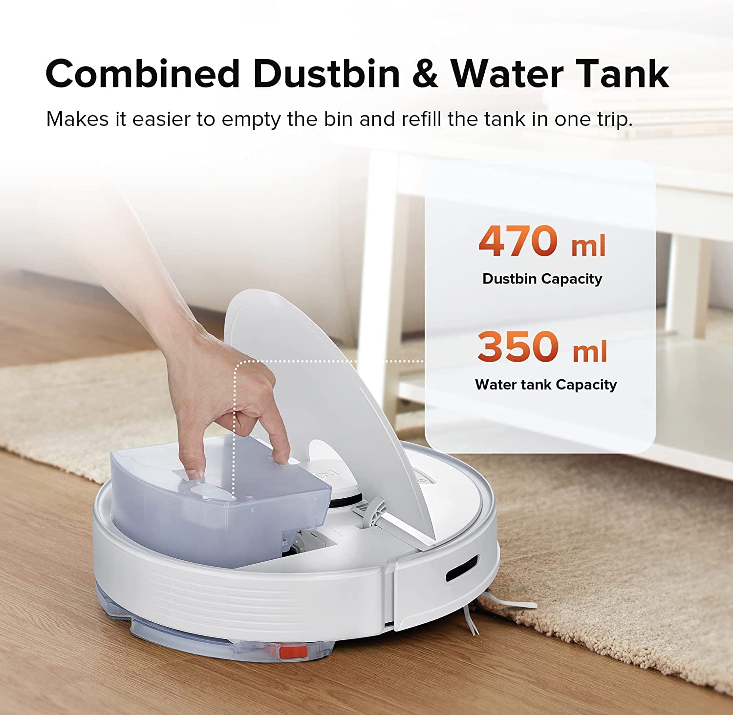 roborock Q7 Max Robot Vacuum and Mop Cleaner with Side Brushes Bundle