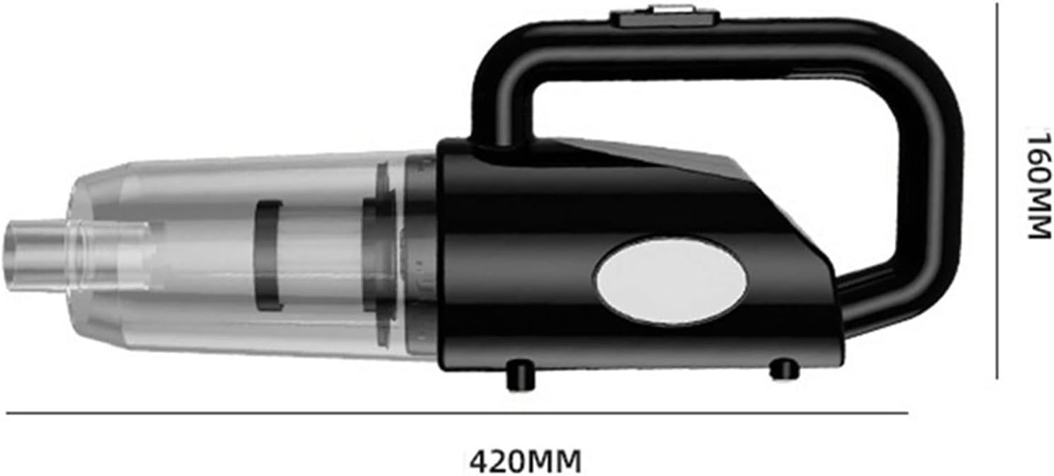 Hand Held Vacuum, Powerful Car Vacuum Cleaner, Handheld Cordless Vacuum Cleaner Portable Vacuum Cleaner(Black)
