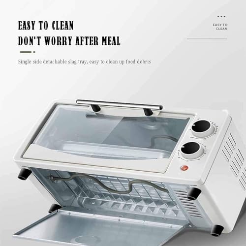 oven mini oven air fryer oven Mini Oven, 10L Convection Countertop Toaster Oven Multi-Function Air Fryer Digital Electric Oven Rotisserie Roaster Cooker Toaster Oven Air Fryer, (Color : White) ( Col