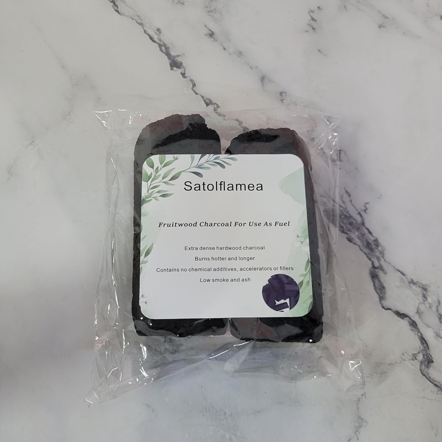 Satolflamea Fruitwood charcoal for use as fuel Premium Fruitwood Charcoal – Long-Lasting, High Heat, Low Smoke