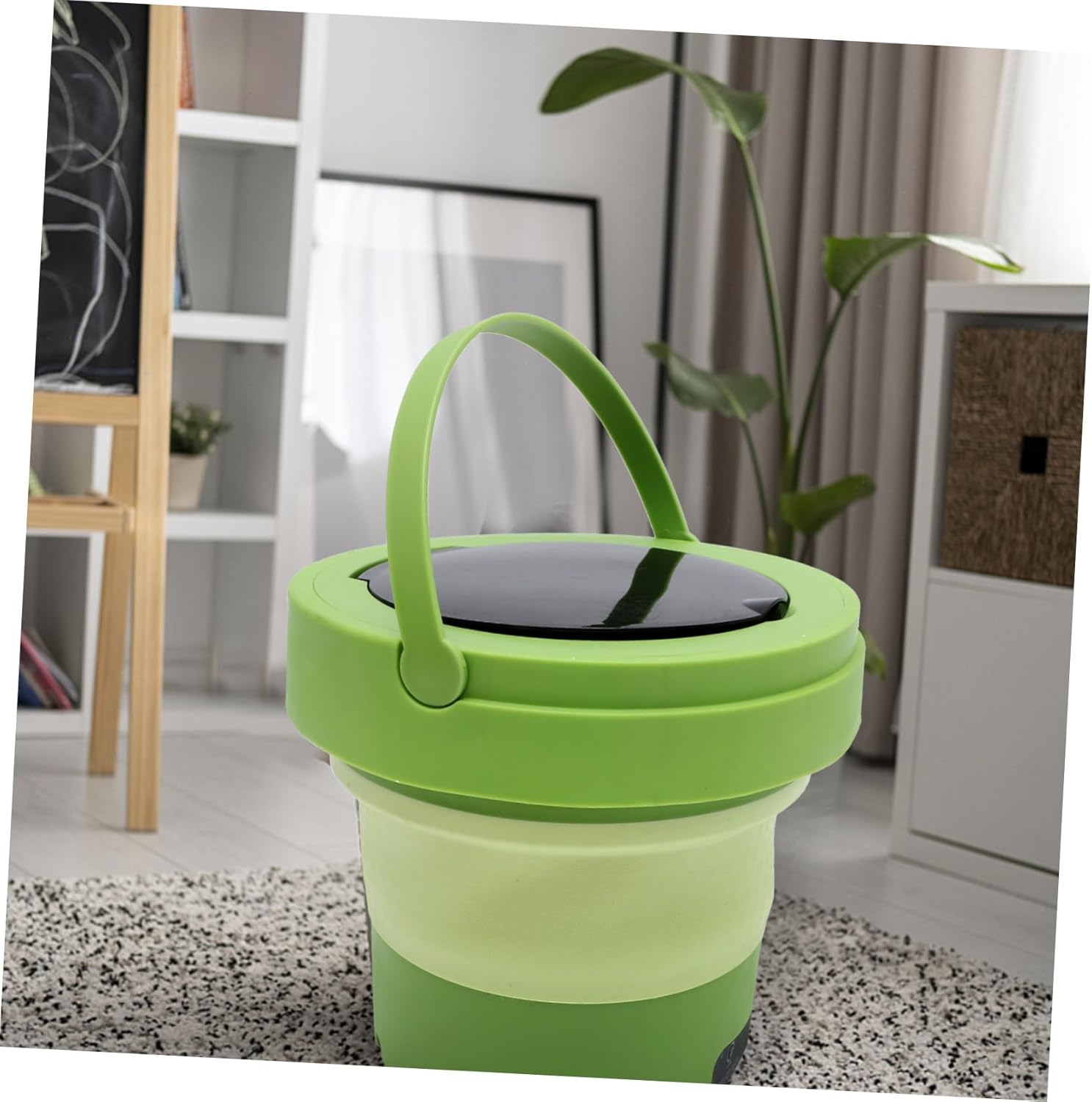 6L Portable Mini Washing Machine Compact Clothes Washer for Travel Camping and Home Use Foldable Design Spinner Function