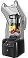 Soundproof Smoothie Blender, Electric Smoothie Maker Fruit Juicer Ice Crusher Soundproof Heavy Duty Smoothie Blender with Soundproof Cover 1.8L 2600W Black (1.8L 2600W)