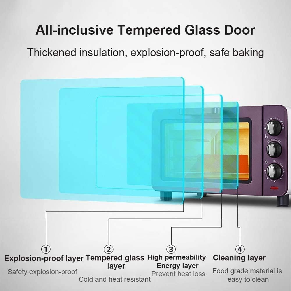 oven mini oven air fryer oven Mini Oven Cooker and Grill,Electric Mini Oven Black with Timer Small Electric Oven Household Baking Small Oven 15 Liter Electric Oven Happy Life Toaster Oven Air Fryer,