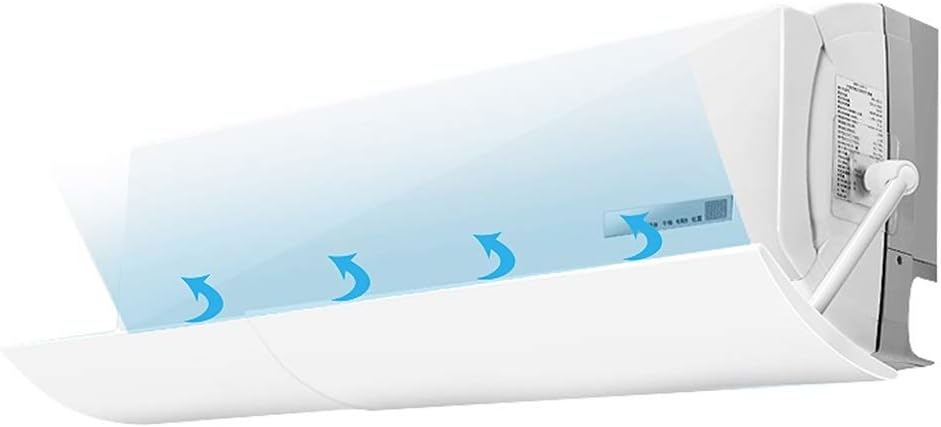Air Conditioner Deflector Anti Direct Blowing, Universal Air Conditioner Cover, Lightweight Plastic Material, Retractable