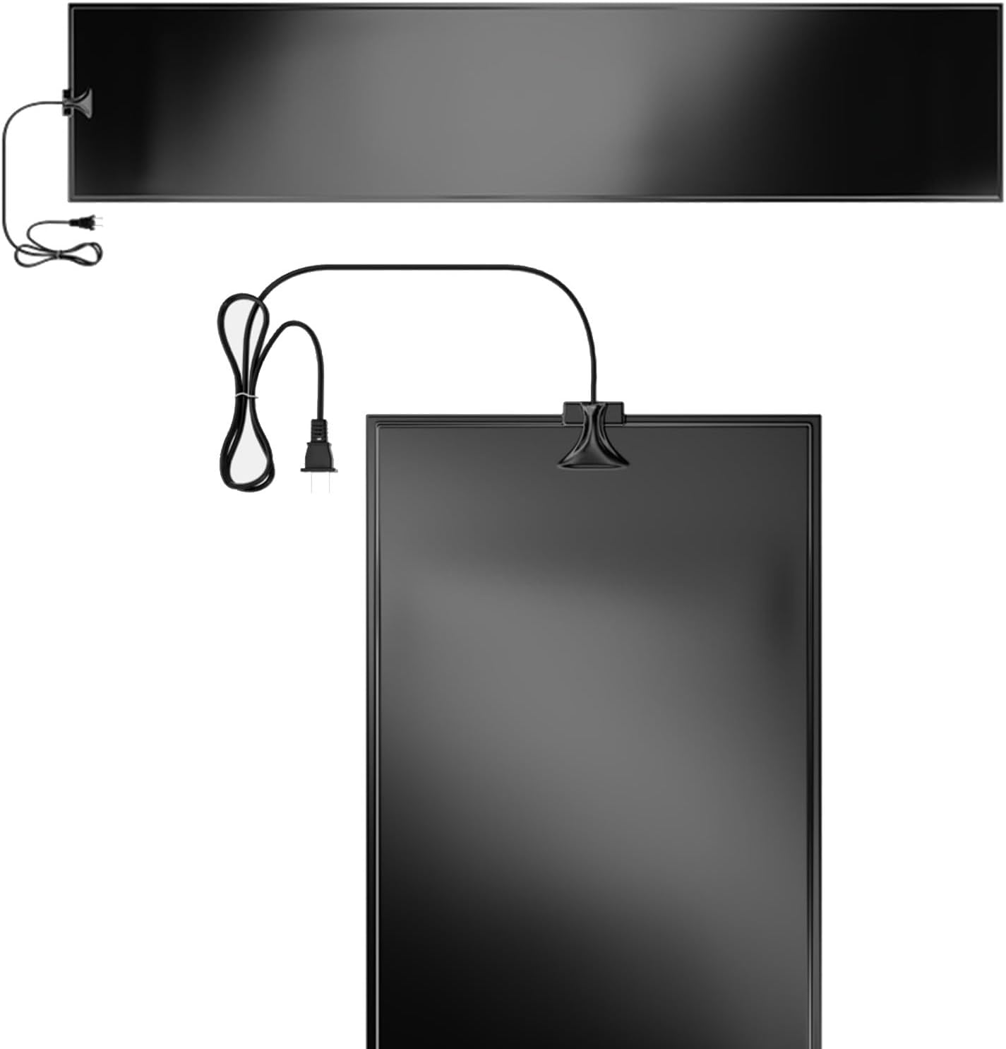 Electric Snow Melting Mats for Easy Outdoor Installation, Fast & Efficient Snow Removal, Low-Temperature Resistant, Energy-Saving Walkway Heating Solutions (Black C)