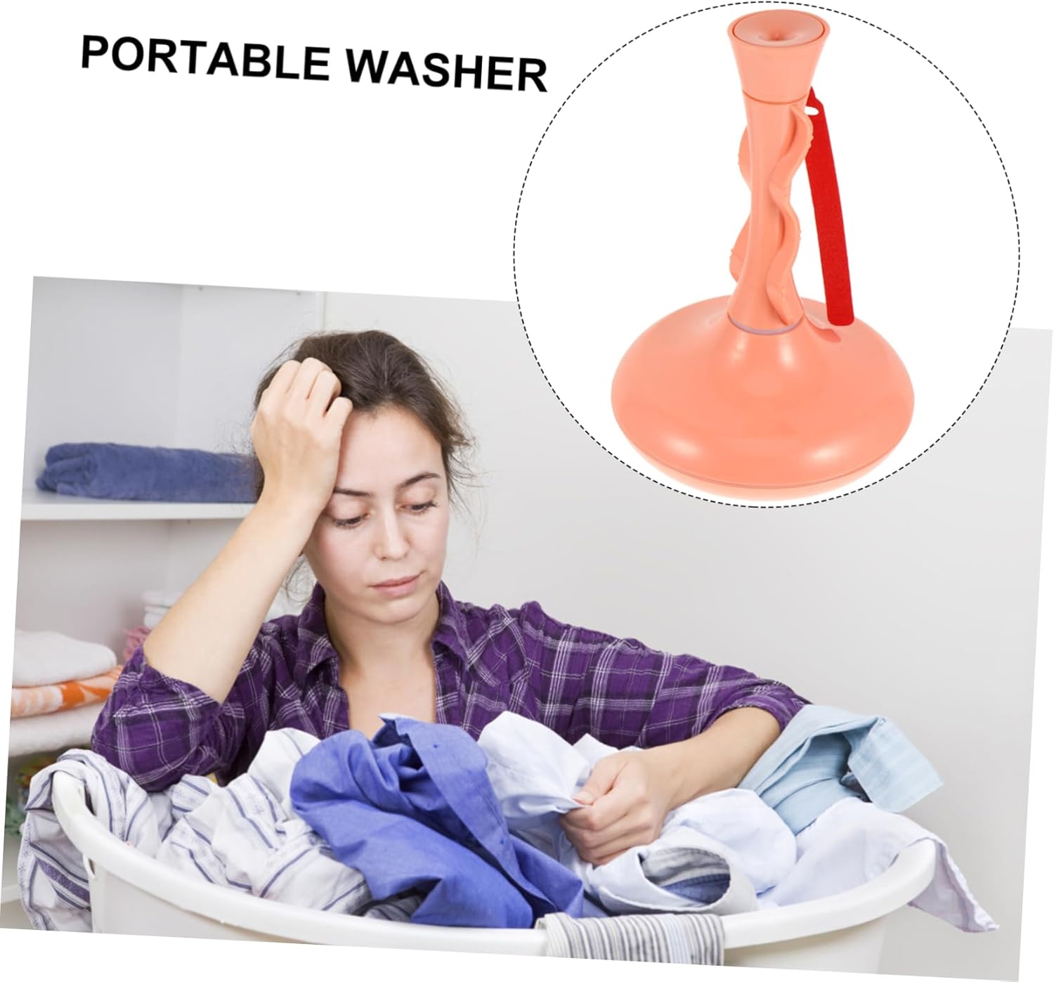 360degree Travel Washing Machine Portable Washer Laundry Rotation Sonic Cleaner