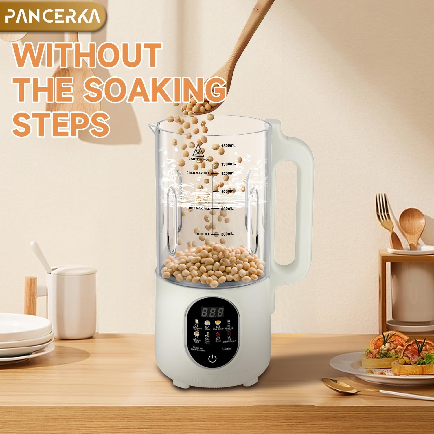 Nut Milk Maker Machine, Multi-Functional Automatic Blender, Automatic Soy Milk Maker