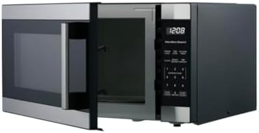 Aurevia™ SenseCook Pro Countertop Microwave, 1.6 Cu Ft, 1100W, Stainless Steel, LED Display, 7 Sensor Cook Options, 12.4-Inch Turntable, 21.8x19.8x12.2-Inch