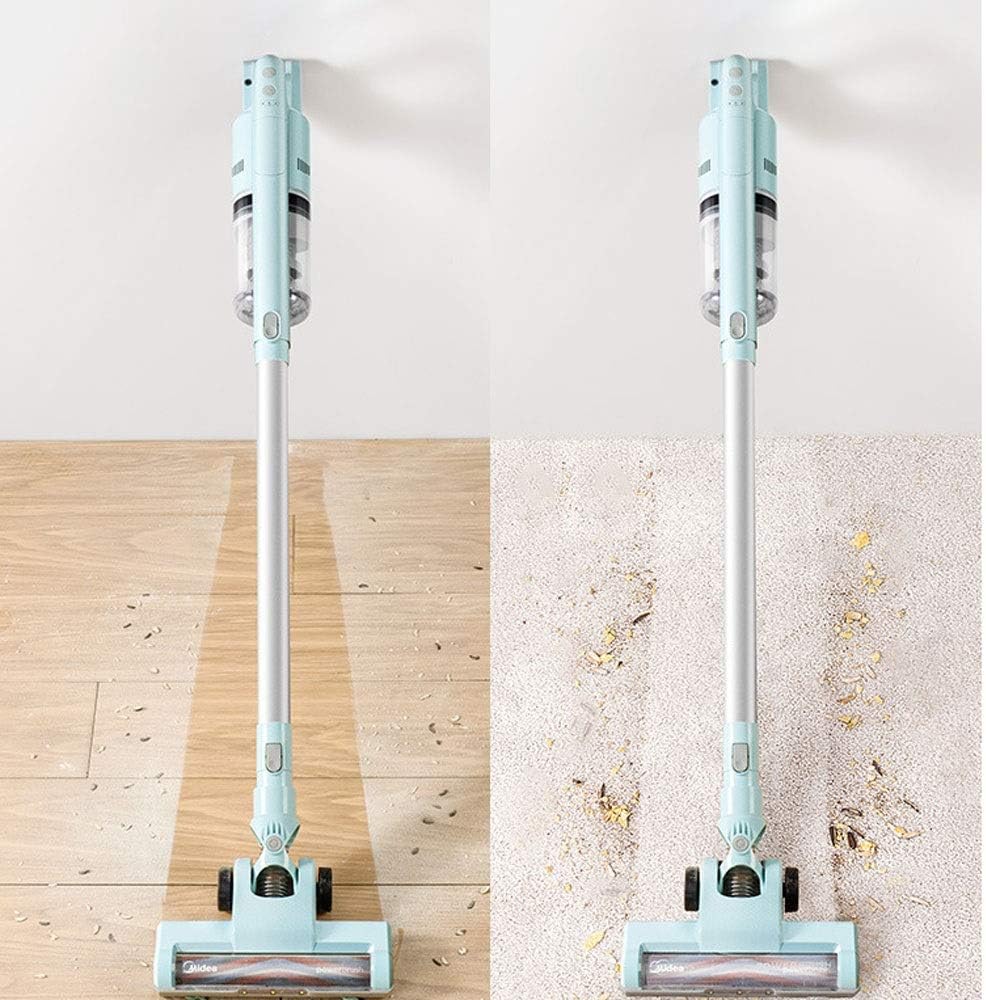 Hard Floor Vacuum Handheld Vacuum Cleaner, Large-Capacity Dust Cup Vacuum Ideal for Hard Floor Carpet for Home Light Weight Power Strong Suction Powered Brushes