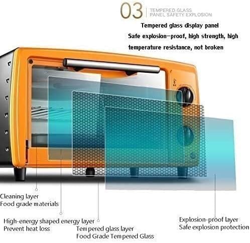 oven mini oven air fryer oven 12L Mini Toaster Oven Best Convection Includes Bake Pan Broil Rack Countertop Oven Polished Stainless Toast Home Kitchen Mini Ovens Toaster Oven Air Fryer,
