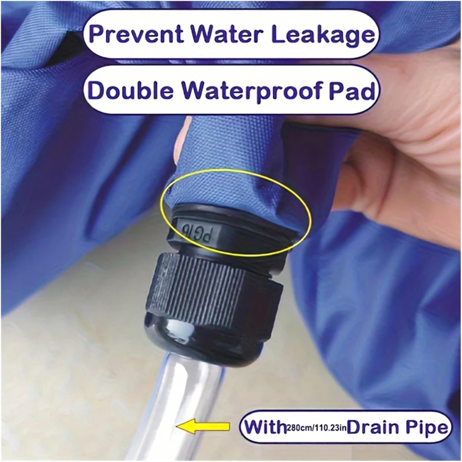 Air Conditioning Cleaning Cover: Thickened Dust Water Bag With Support Plate Cleaner Set For 9000~36000BTU Hanging AC(7pcs 120cm 47.2in)