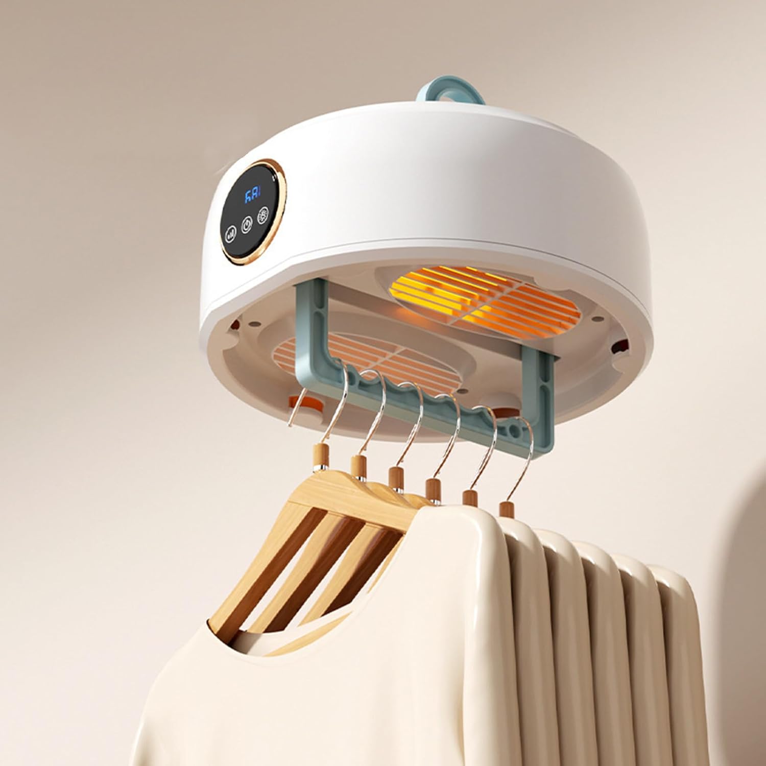 Portable Clothes Dryer – 600W Small Drying Machine, Foldable Compact Device, Energy Saving Dryer | Apartment Laundry Solution, Lightweight Underwear Shirt Drying Equipment for Home Travel Dorm Use