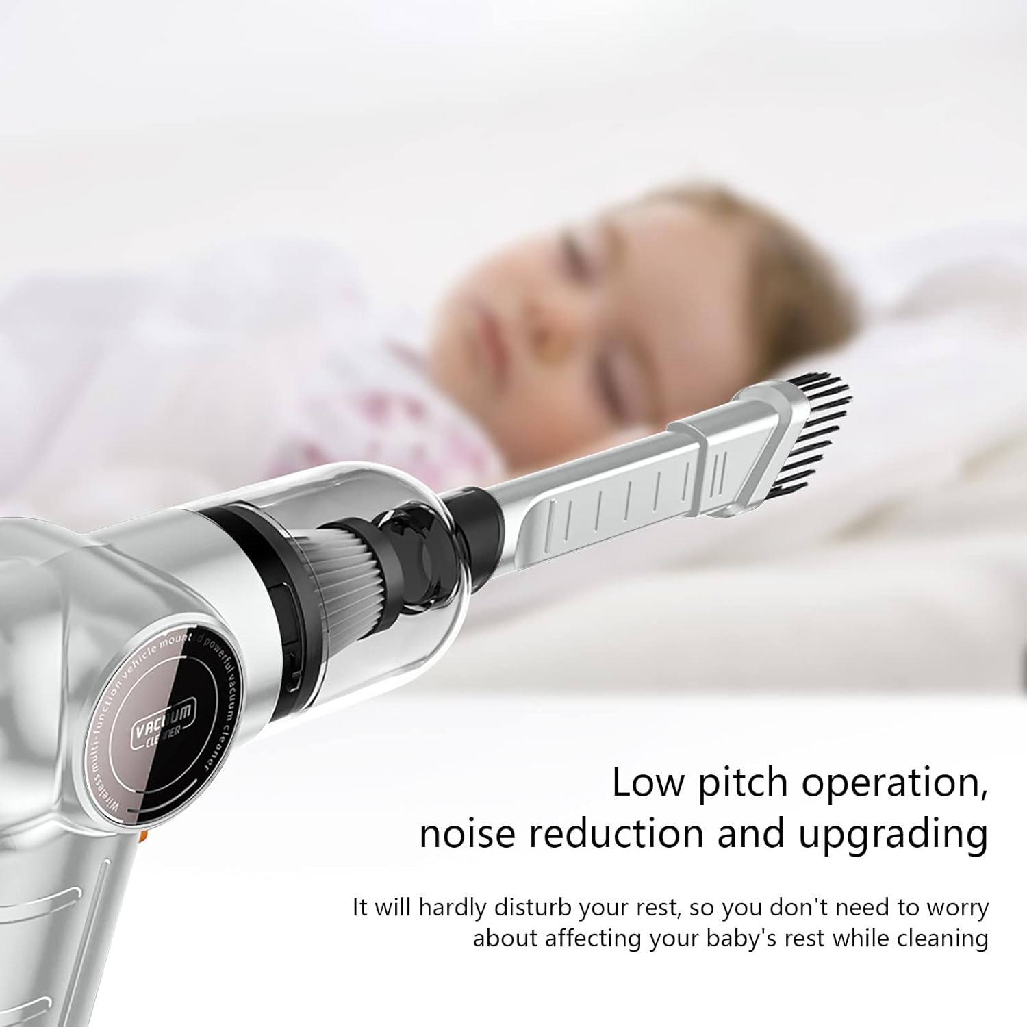 Cordless Car Vacuum with Powerful Suction, Blowing and Vacuuming 2 in 1 Vacuum Cleaner, Keyboard Cleaner, USB Rechargeable, Lightness & Cordless, Long Lasting Battery