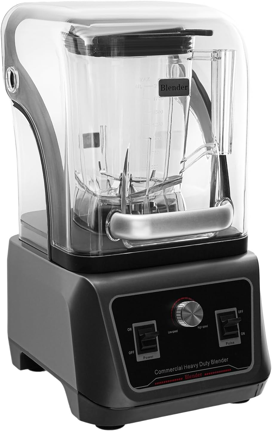 Professional Blender 2.0, 2200 Watts, 304 Food Grade Stainless Steel Blade, 68-oz. Pitcher, Blender For Smoothies, Blending Machine with Soundproof Shield for Smoothies, Shakes, and Frozen Drinks